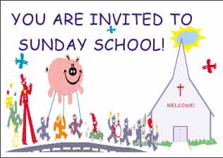 Christian Postcards for Sunday School  