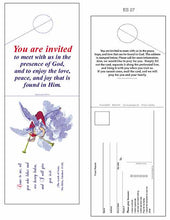 Load image into Gallery viewer, Church Outreach Door Hangers"You are Invited!" $.29 cents each
