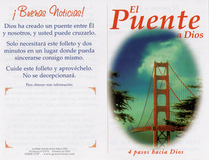 "El Puente de Dios" folleto Bíblico 3 centavos c/u