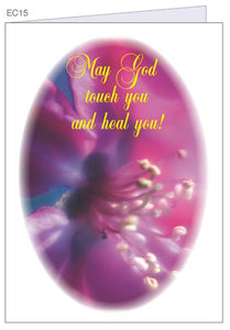 Christian greeting cards "May God Touch and Heal You."   $.69 each
