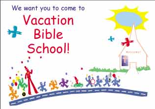 Vacation Bible School Postcards  