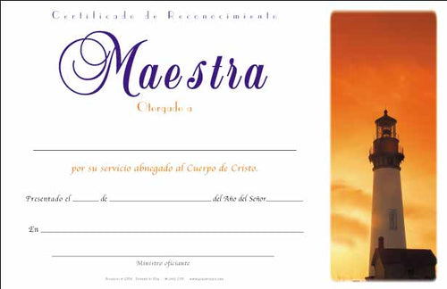 Certificados Cristianos 