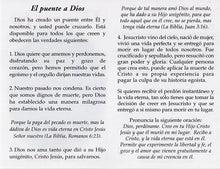 Load image into Gallery viewer, &quot;El Puente de Dios&quot; folleto Bíblico 3 centavos c/u
